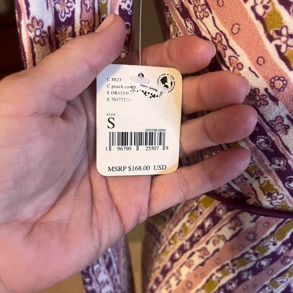 FREE PEOPLE Phoebe Maxi Dress Sz S - Picture 8 of 10